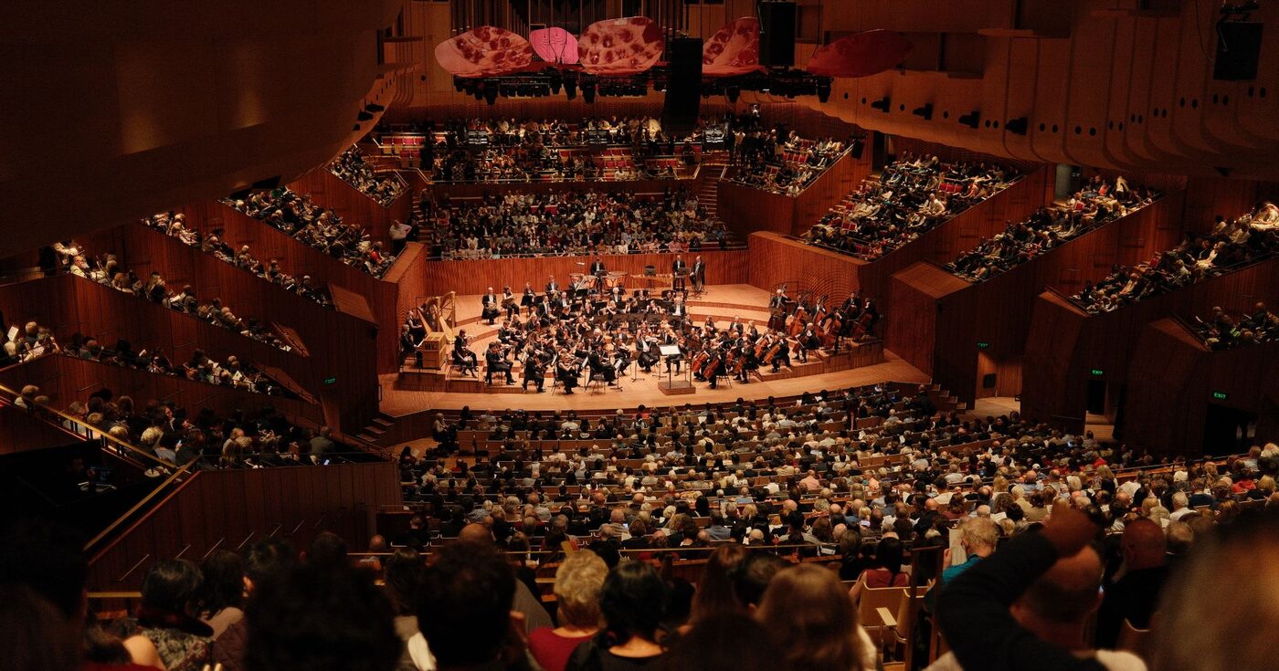 A full concert hall at the Sydney Opera House. Photo by Talha Resitoglu on Pexels.